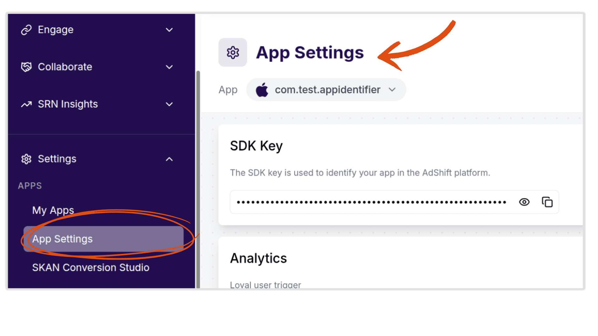 App Settings